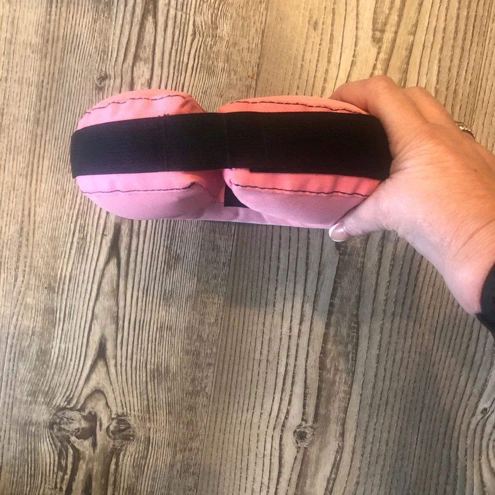 Pink Pro Pet Dog Cat Collar Inflatable Comfort Safety Protective Collar Set 2